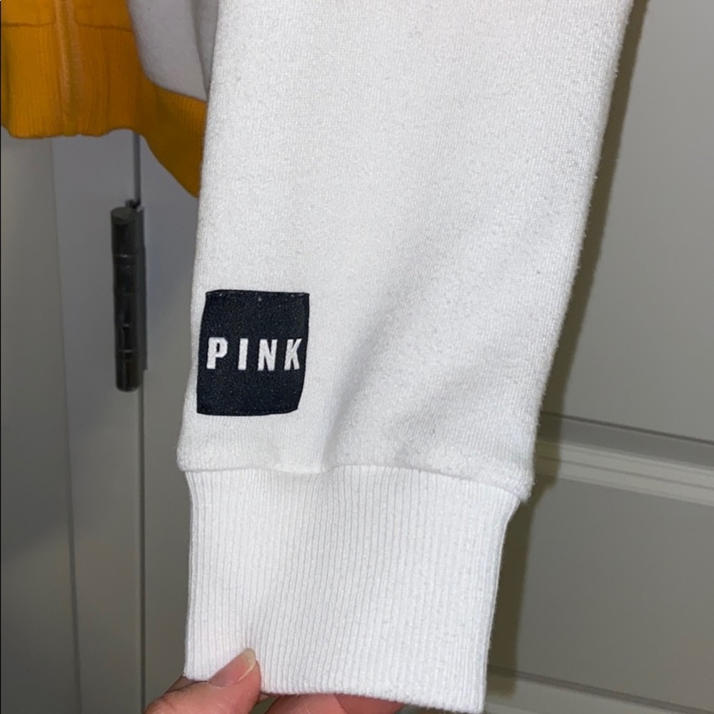 VS pink Yellow/White/Black Hoodie - Picture 3 of 6
